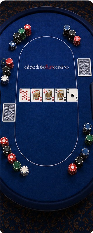 Texas Hold'em Poker table — Absolute Fun Casino