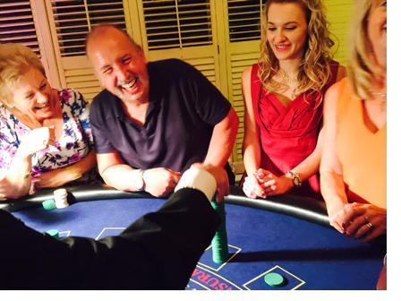 Casino tables set up — Absolute Fun Casino
